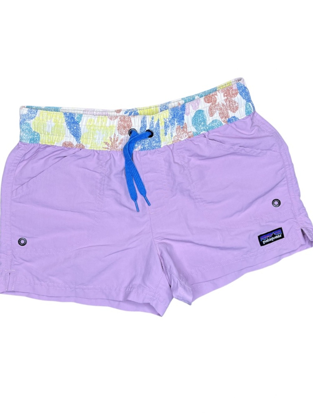 Patagonia Baggies Shorts Women’s Large Purple 2.5” Swim Beach Athletic